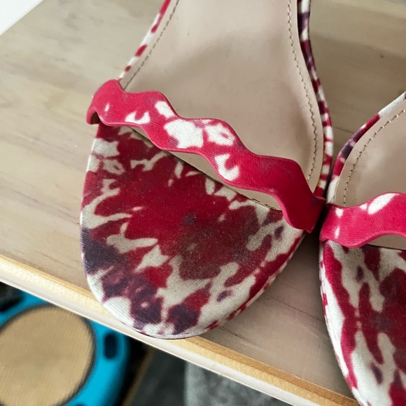 Kelly & Katie Tie-Dye Pink Strappy Sandals - Picture 4 of 7